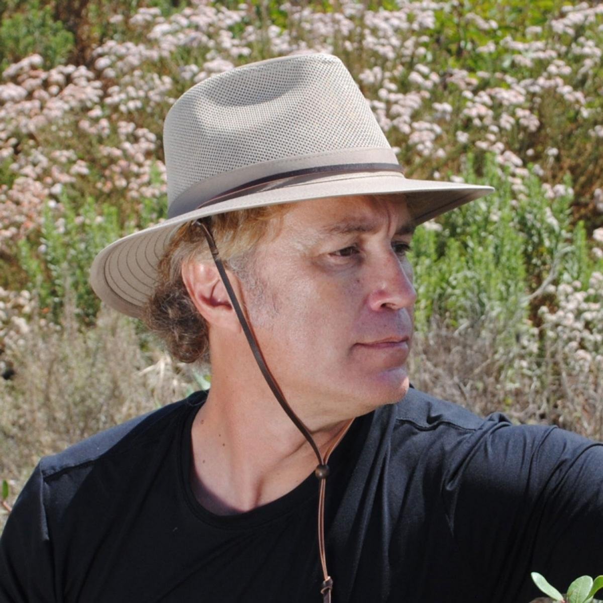 Jaxon Hats | Mesh Crown Aussie Hat | 147249 | lsmone | KHAKI