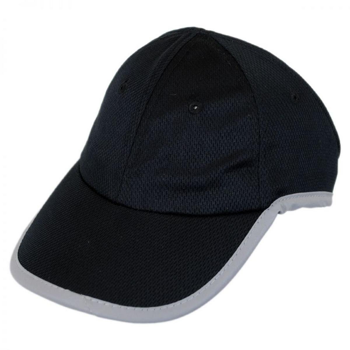 Chic Play | Genie Reflective Open Back Ponytail Baseball Cap | 401406 | lead | BLACK