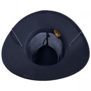 Henschel | Mesh Aussie Grande 3.5 Inch Brim Hat | 140343 | under | NAVY
