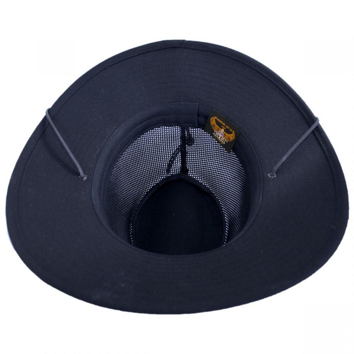 Henschel | Mesh Aussie Grande 3.5 Inch Brim Hat | 140343 | under | NAVY