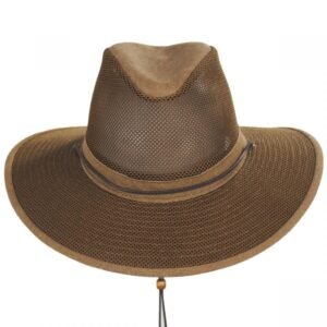 Henschel | Mesh Aussie Grande 3.5 Inch Brim Hat | 140343 | front | EARTH