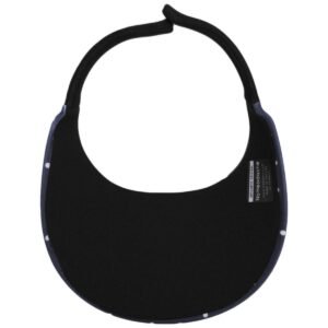 No Headache | Dots Midsize Visor | 195905 | under | DOT BLACK N WHITE
