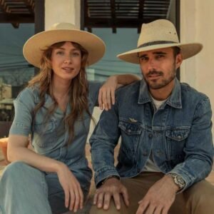Stetson | Cumberland Palm Leaf Straw Aussie Hat | 126979 | lsmtwo | TOASTED PALM