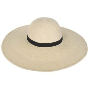 SunBody Hats | Swinger 5-inch Wide Brim Guatemalan Palm Leaf Straw Hat | 102901 | front | NATURAL