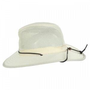 Henschel | Mesh Aussie Grande 3.5 Inch Brim Hat | 140343 | profile | NATURAL