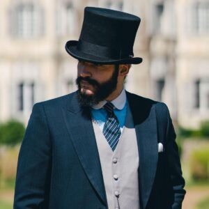 Jaxon Hats | Victorian Wool Felt Top Hat - Black | 193900 | lsmtwo | BLACK